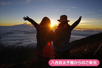 八合目太子館からのご来光