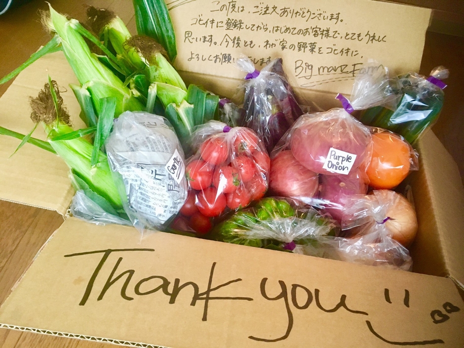 メッセージ付きでお届けしてくれる農家もたくさん