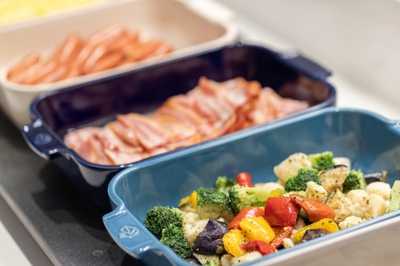 健康的な朝食ビュッフェ