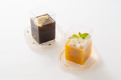 <和菓子 楚々>cup-yokan_mango_coffee