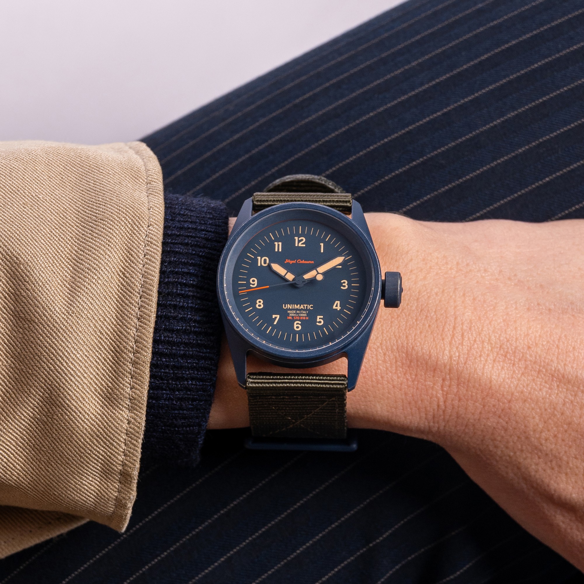 Nigel Cabourn × UNIMATIC×The Armoury コラボレーション　探検精神から宿る機能美を追求した、究極のツールウォッチ