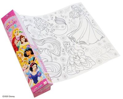 ペタッと!ロールぬりえ プリンセス
