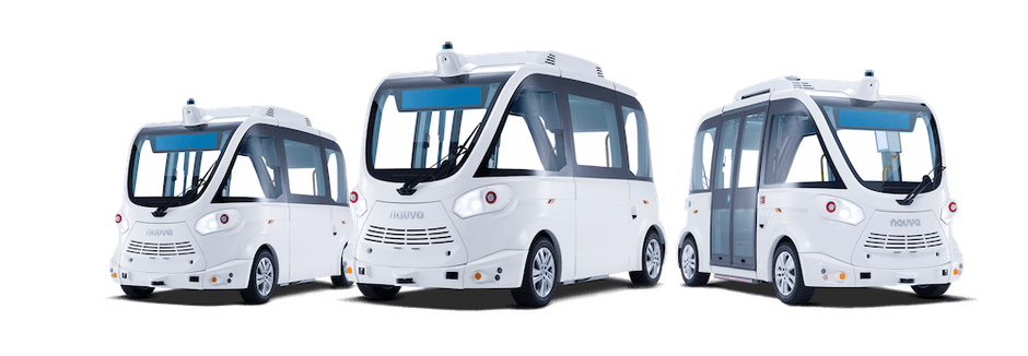 図2.自動運転EVバスイメージ