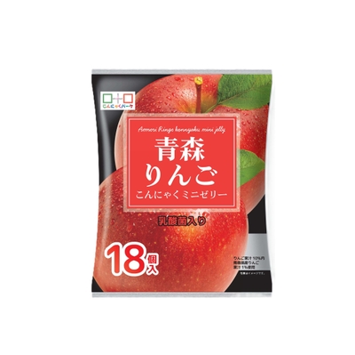 青森りんごこんにゃくミニゼリー18個入