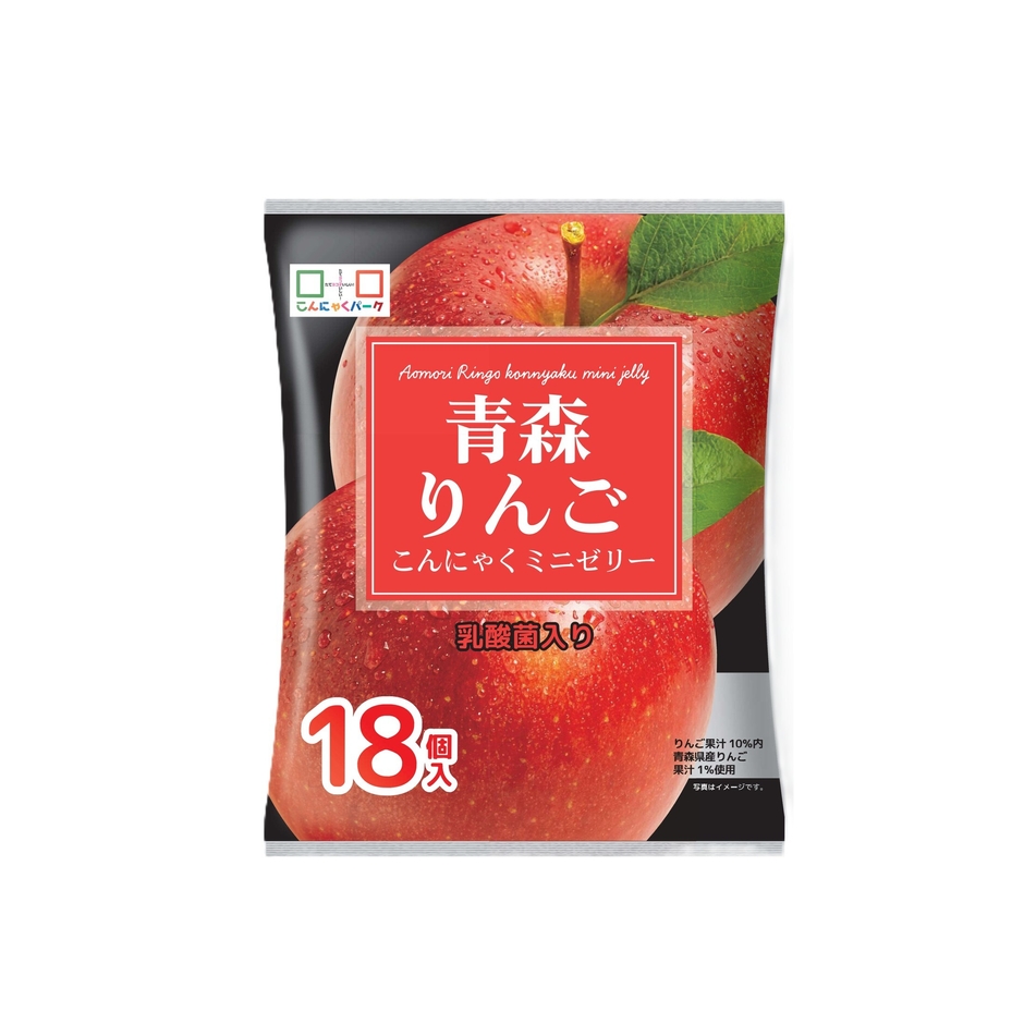 青森りんごこんにゃくミニゼリー18個入