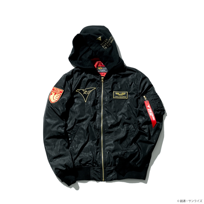 STRICT-G × ALPHA INDUSTRIES LIGHT MA-1 NATUS「機動戦士Zガンダム」ティターンズモデル