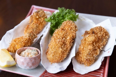 生牡蠣 解禁！三陸産大ぶり牡蠣、かきフライで“大きさ・産地食べくらべ”冬季限定メニュー12月15日スタート【松島】