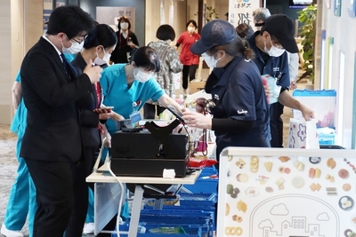 職員利用の様子