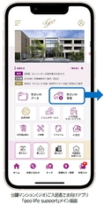 分譲マンション〈ジオ〉ご入居者さま向けアプリ 「geo life support」の新機能として 「住まいの管理」メニューおよびオンライン手続き サービス“すまいのwebサポート”を追加