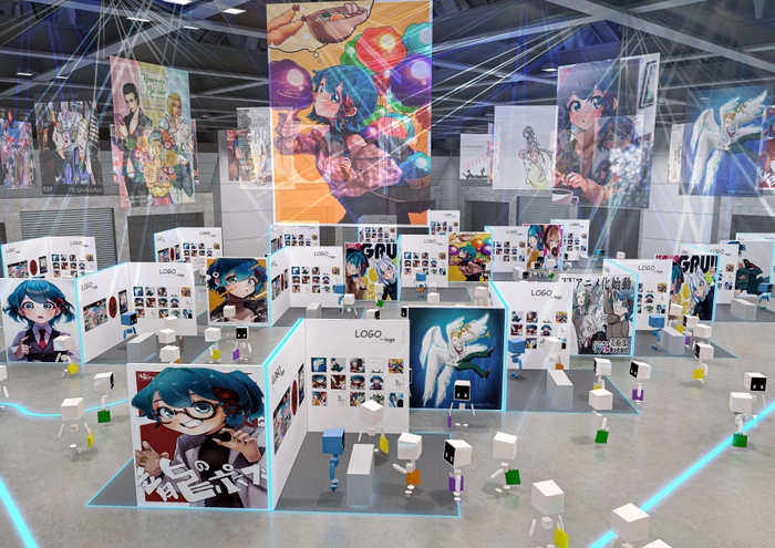 バーチャル空間:即売会会場
