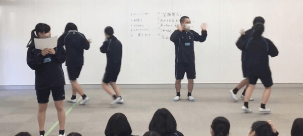 昨年の新入生宿泊研修の様子