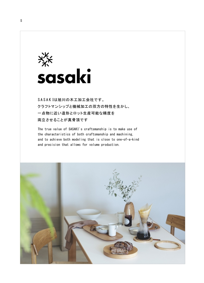 ブランド紹介＜SASAKI＞