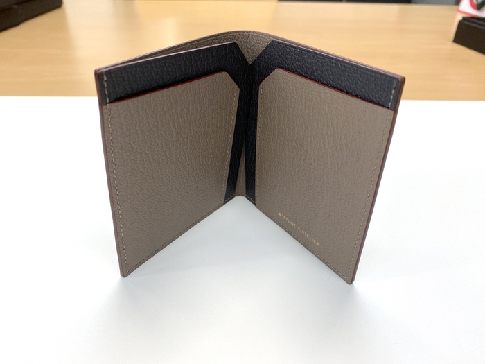 二つ折りウォレット(クールグレー＆ウォームグレー)2