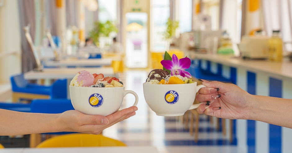  ▲『ヨーグルトアイスボウル』2種