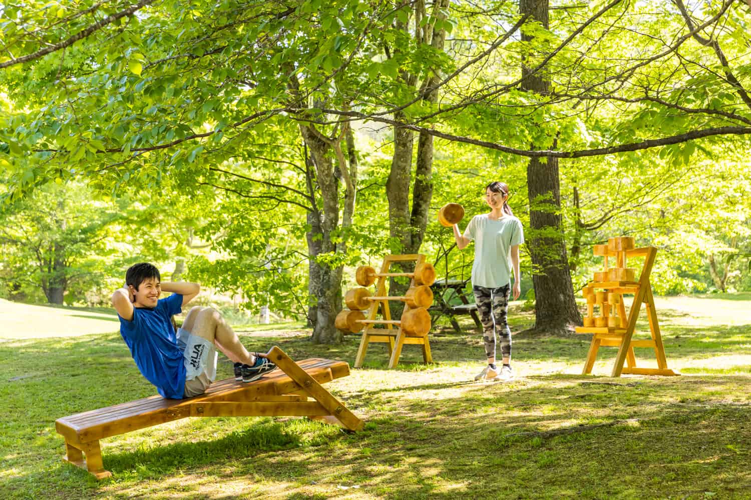 【軽井沢星野エリア】新緑の軽井沢でリフレッシュ!心地よく身体を動かすイベント「軽井沢 森の心身調律」を開催~野外のフィットネスジムに2種類のエリアとプログラムが登場&イベント限定ドリンクを販売~|期間:2023年5月12日~6月4日