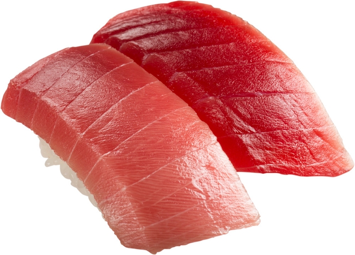 天然インド鮪食べ比べ(中とろ・赤身)