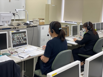 オンラインでの「キャリア形成演習」の様子