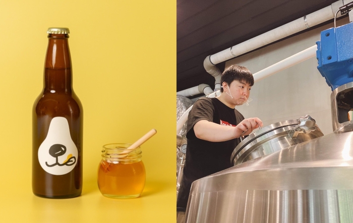 REVO BREWINGヘッドブルワー 水沼泰樹さん(写真右)