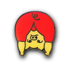 鎌倉文学館様「こぶたのブウタピンバッチ」
