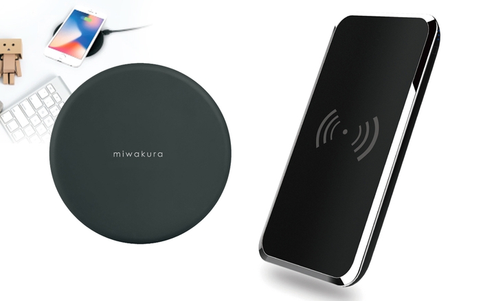 左:『ワイヤレスチャージングプレート』、右:『SPICA』