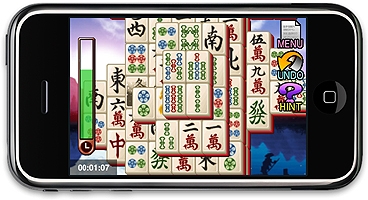 iPhone/iPod touch用ゲーム『パズルゲーム上海』ゲーム画面2