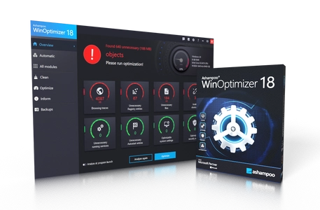 パソコン高速化ソフトAshampoo WinOptimizer 18発売のお知らせ