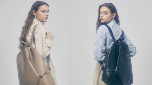 PRIVEVEで発売中のTHE VEGAN LEATHER DESIGN BACKPACK （3色展開）は、13インチノートパソコンもすっぽり収納