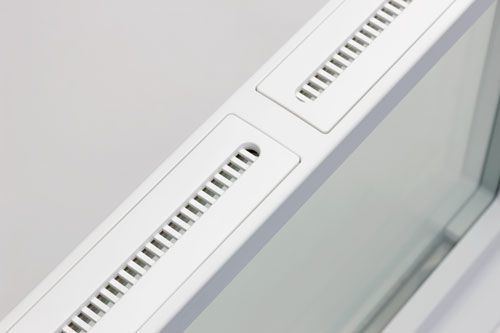 暖気放出上部ルーバー図