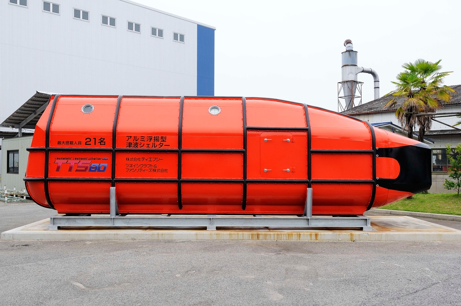 TTS80 Floating Aluminum Tsunami Shelter