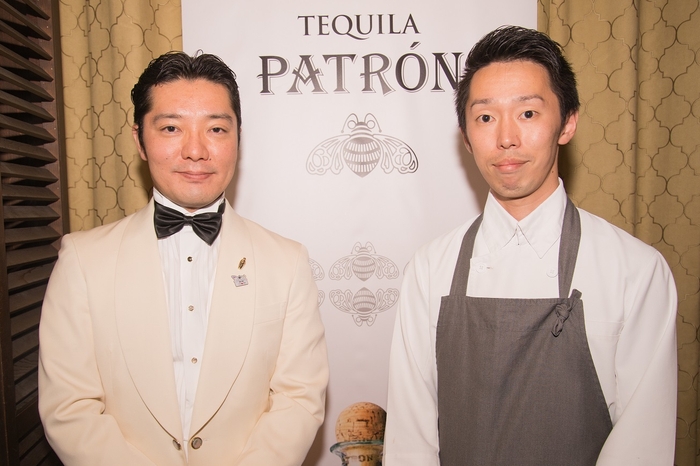 坪倉健児バーテンダー(「Bar Rocking chair」)と中島 充晴シェフ(「THE SODOH HIGASHIYAMA」)