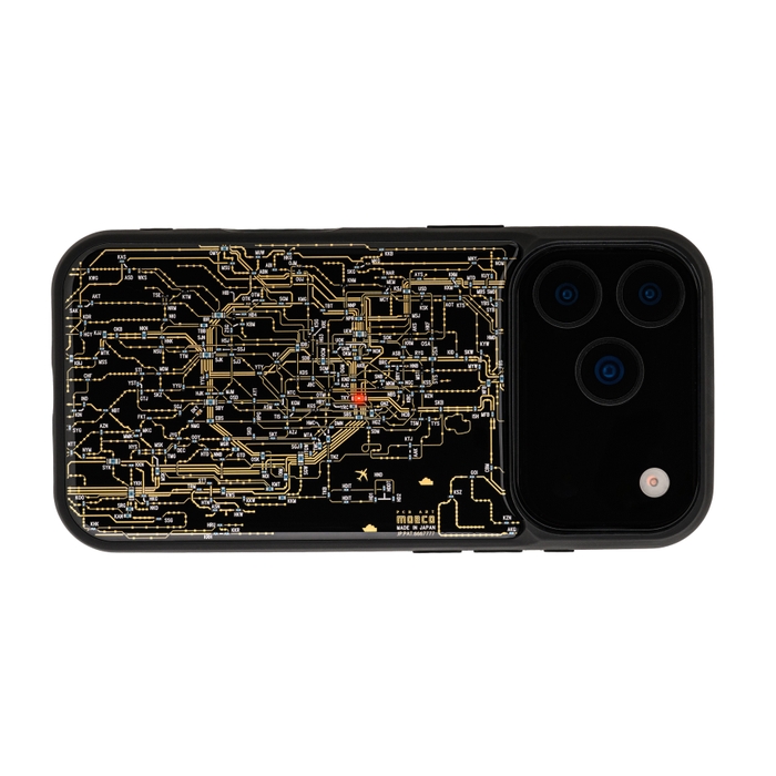 FLASH 東京回路線図 iPhone 17 Pro ケース 黒