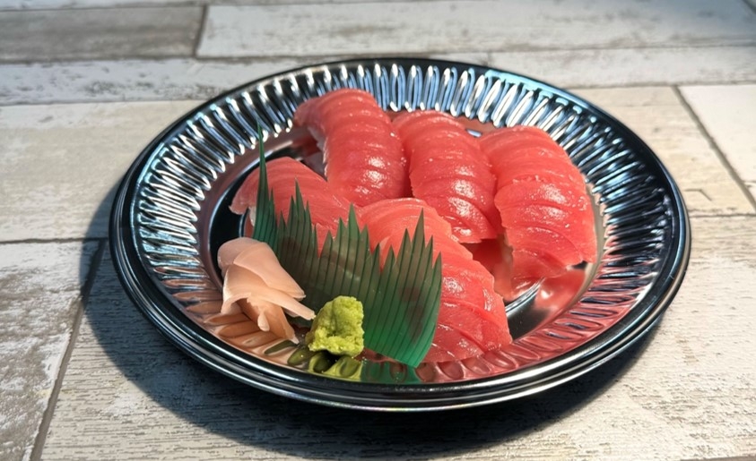 提供予定の「近大マグロの握り寿司」