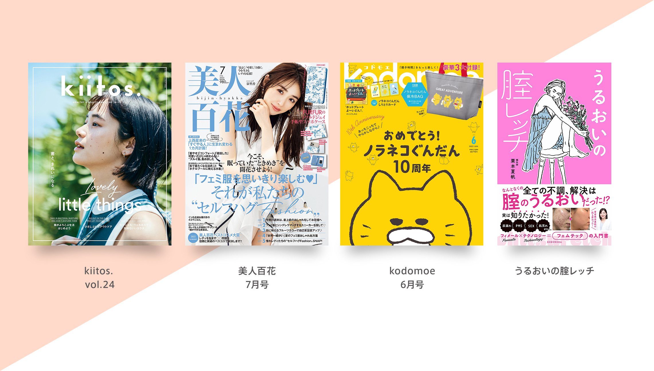 雑誌/書籍　掲載のお知らせ