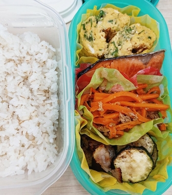 参加した良縁フェスで「お弁当」の話題となり、実際に手造りしたお弁当をシェア