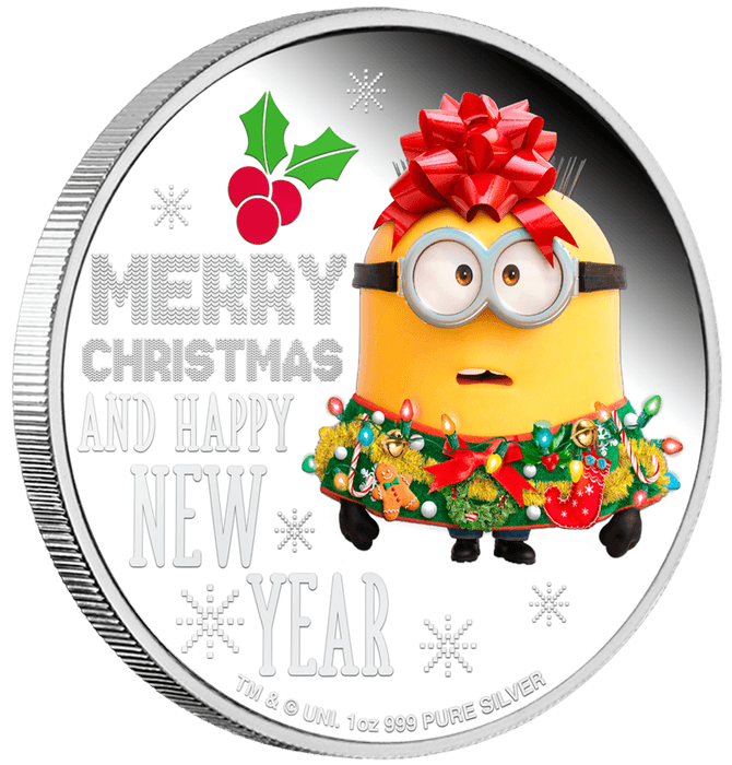 ミニオンメイド 純銀製カラーコイン 2