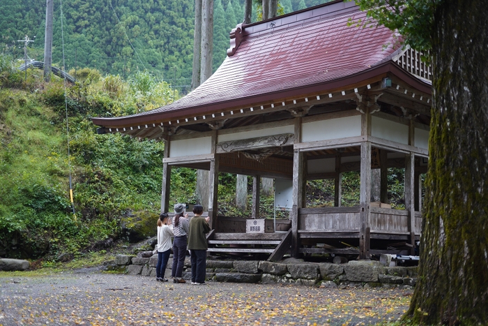 母袋地区は白山信仰が盛んで、神聖な雰囲気に包まれている