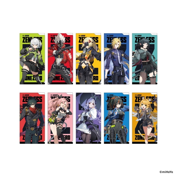 前半：7/4（金）～7/25（金） ゼンレスゾーンゼロ オリジナルチケットファイル（全10種）