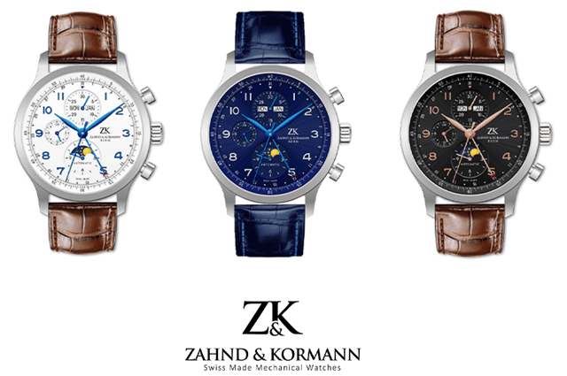 Z&K スイスメイド新鋭ブランドの機械式腕時計、クラウドファンディング