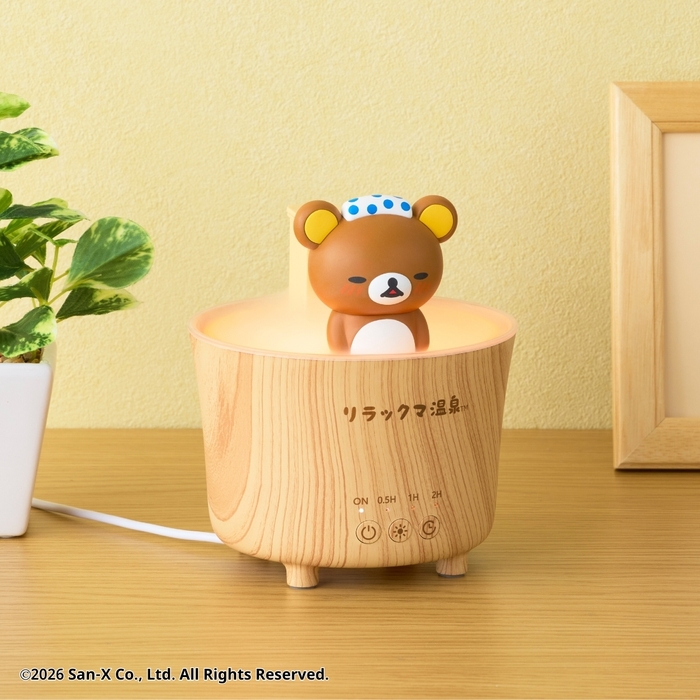 加湿量を絞り、湯けむりモード