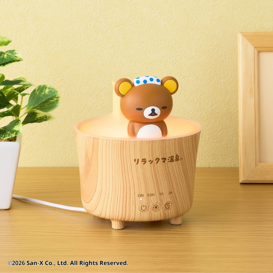 加湿量を絞り、湯けむりモード