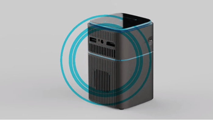 3Wのスピーカー内蔵 本体だけで迫力ある音楽も楽しめます