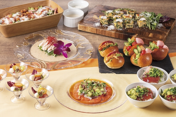 バラエティー豊かなビュッフェメニュー