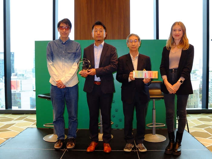 グランプリ受賞時の様子