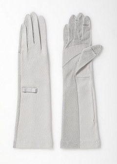 メッシュさらさら手袋(ミドル丈)