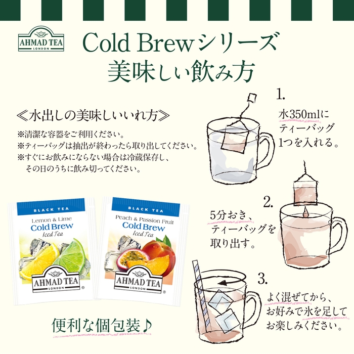 コールドブリューシリーズ飲み方