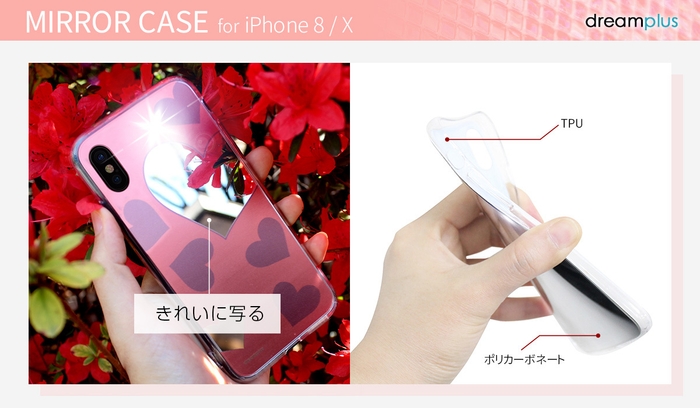 iPhone 8 / X 専用ミラーケース 特徴