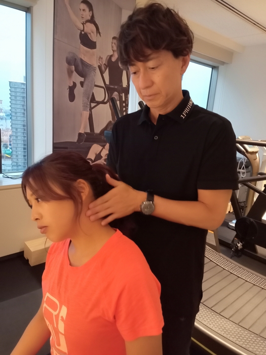 肺活エクササイズ(施術風景)