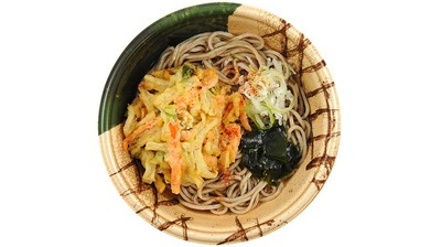 国産野菜のかき揚!天ぷらそば