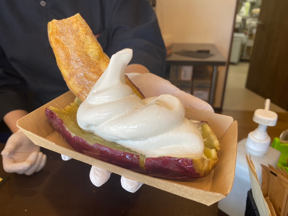 新発売!冷し塩焼き芋ソフト