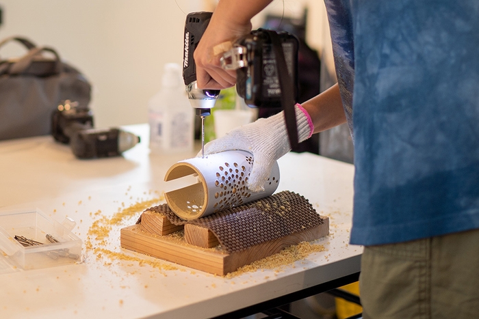 室内「ワークショップ」の様子